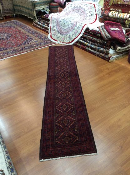 Baloochi 275 cm.  X 53 cm. fine wool runner - Image 8