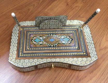 Persian Isfahan Inlaid Khatham handmade Inlaid desk set