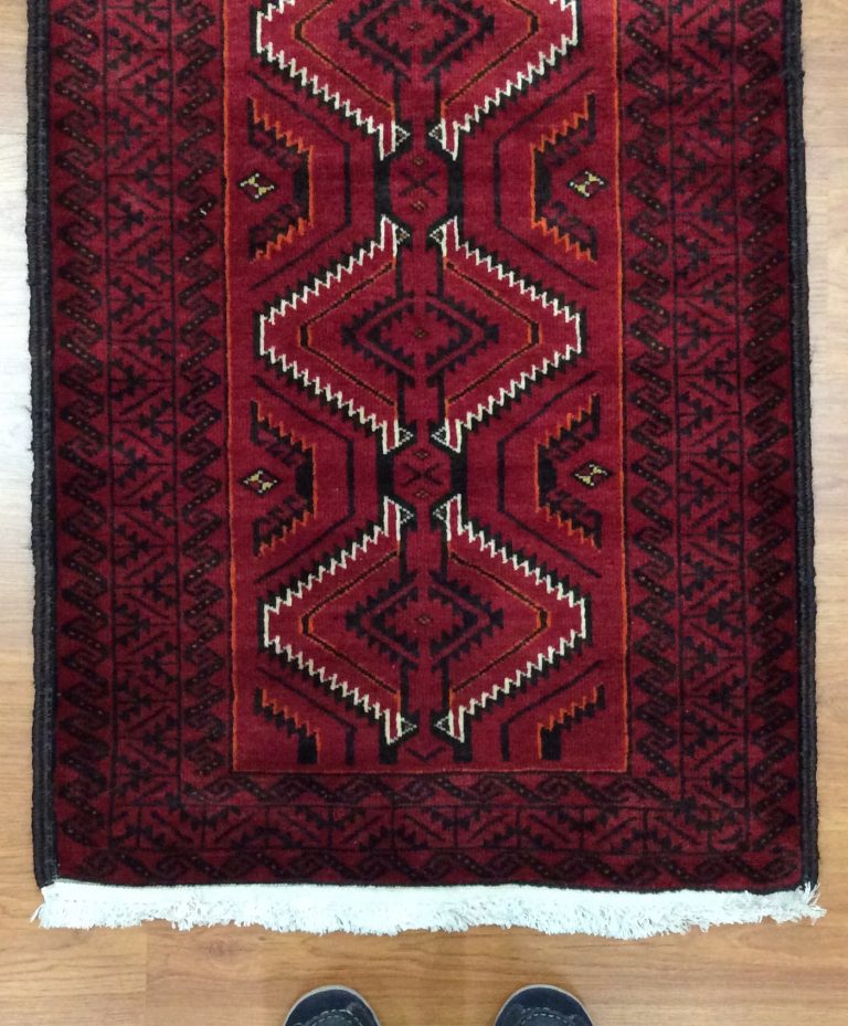 Baloochi 278 cm.  X 65 cm. fine wool runner - Image 3