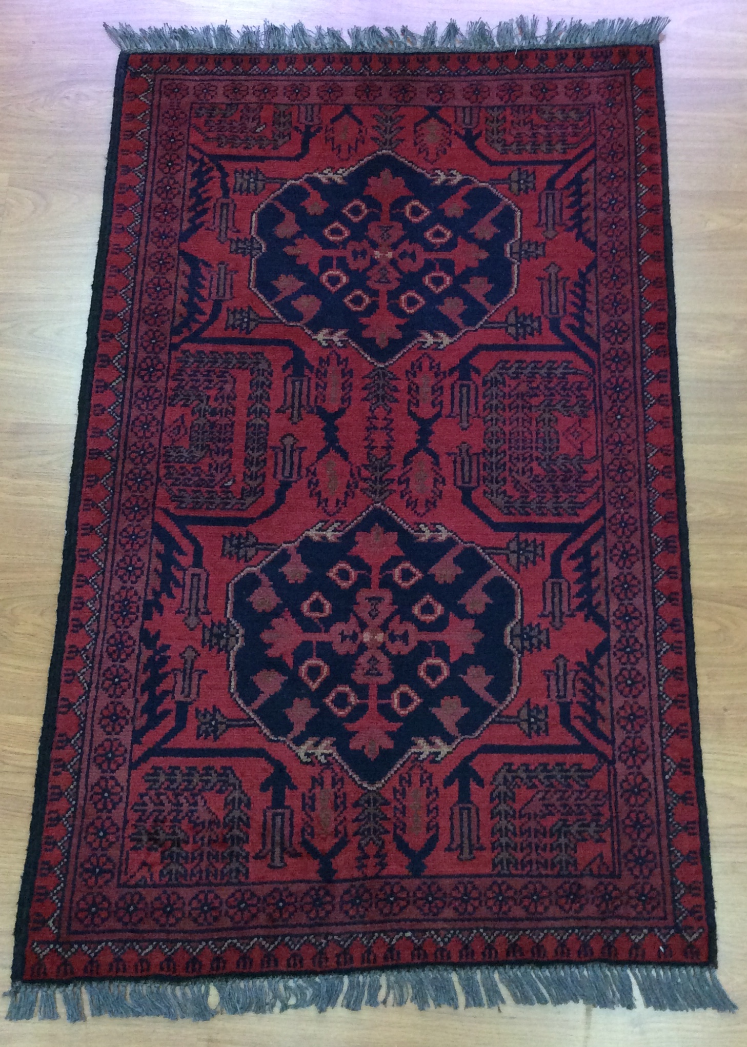 Baloochi 130 cm. X 80 cm. wool rug - Image 2