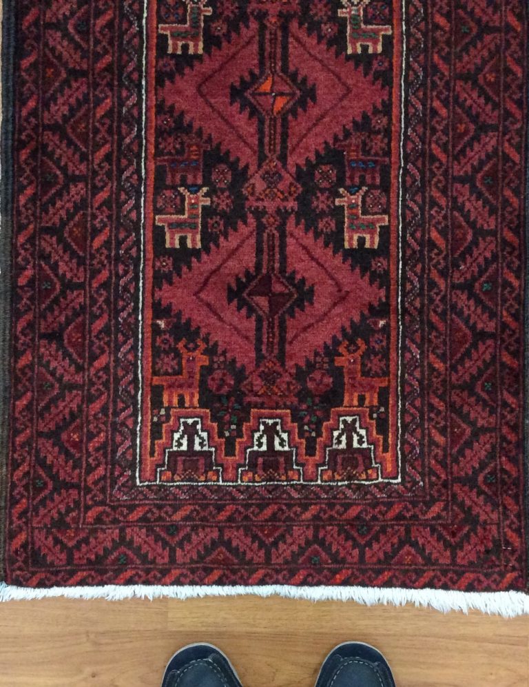 Baloochi 202  cm.  X 63 cm. fine wool runner - Image 10