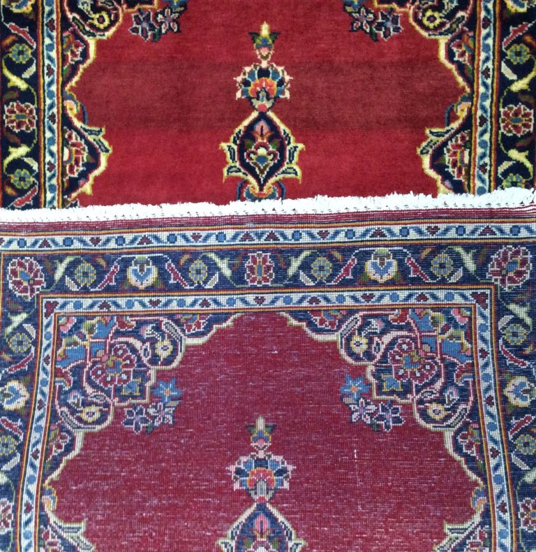 Kashan 137 cm. X 72 cm. fine wool rug - Image 4