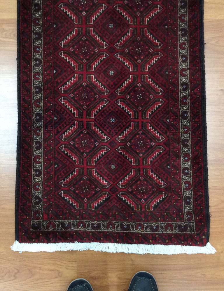 Baloochi 300 cm.  X 65 cm. fine wool runner - Image 3