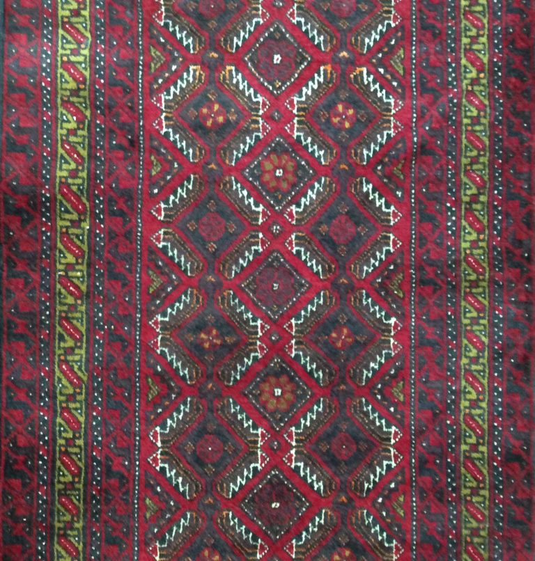 Baloochi 222  cm.  X 60 cm. fine wool runner - Image 2