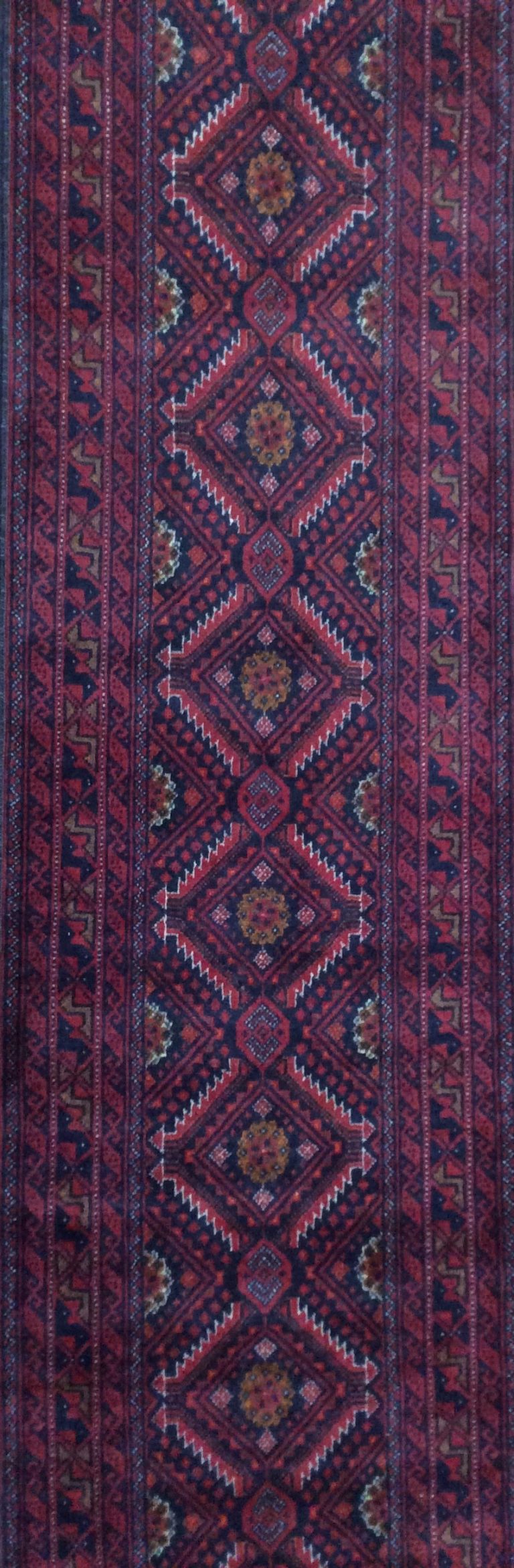 Premium quality Persian mBaloochi 275 cm. X 60cm. fine wool runner - Image 5