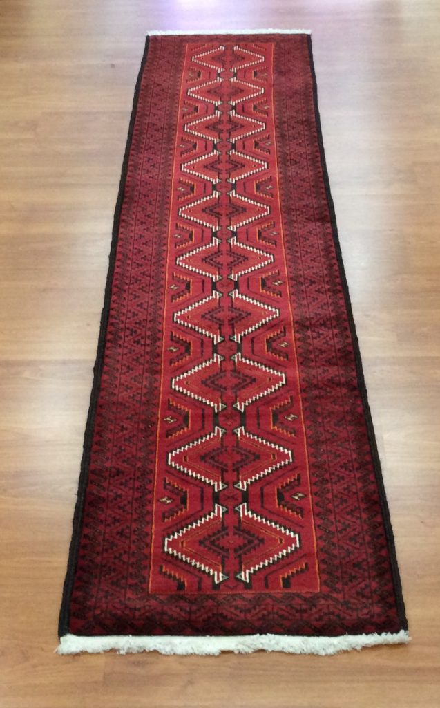 Baloochi 278 cm.  X 65 cm. fine wool runner