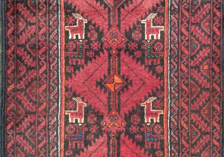 Baloochi 202  cm.  X 63 cm. fine wool runner - Image 2