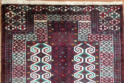 Baloochi 113 cm. X 90 cm. fine wool rug - Image 2