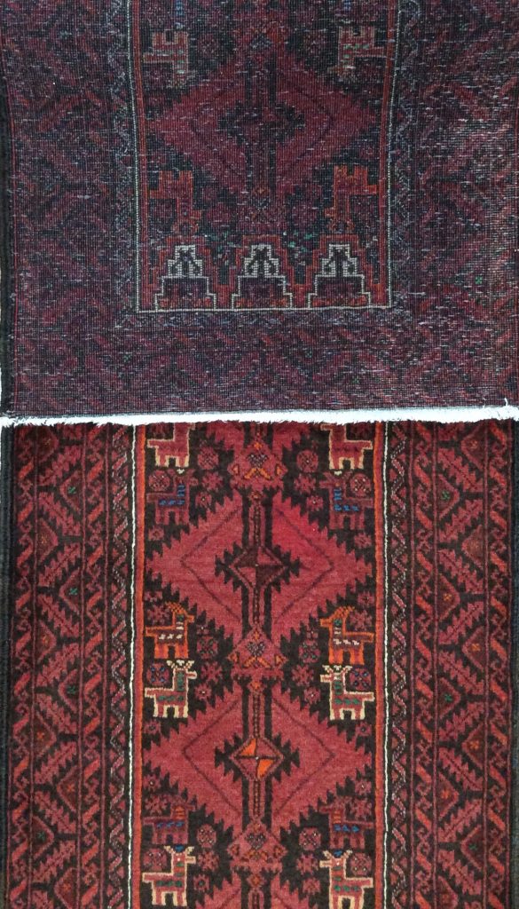 Baloochi 202  cm.  X 63 cm. fine wool runner - Image 3