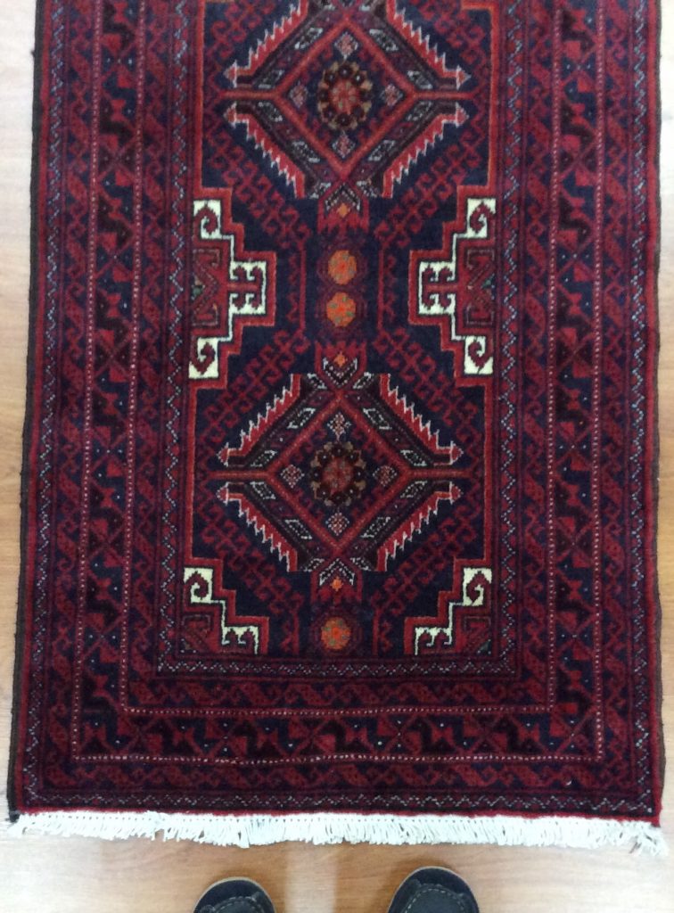 Baloochi 303 cm.  X 64 cm. fine wool runner - Image 4