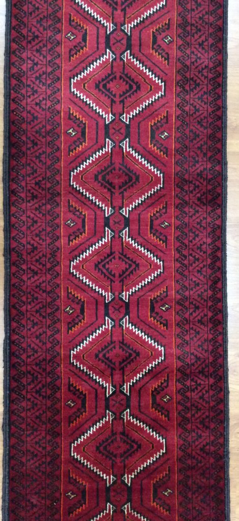 Baloochi 278 cm.  X 65 cm. fine wool runner - Image 6