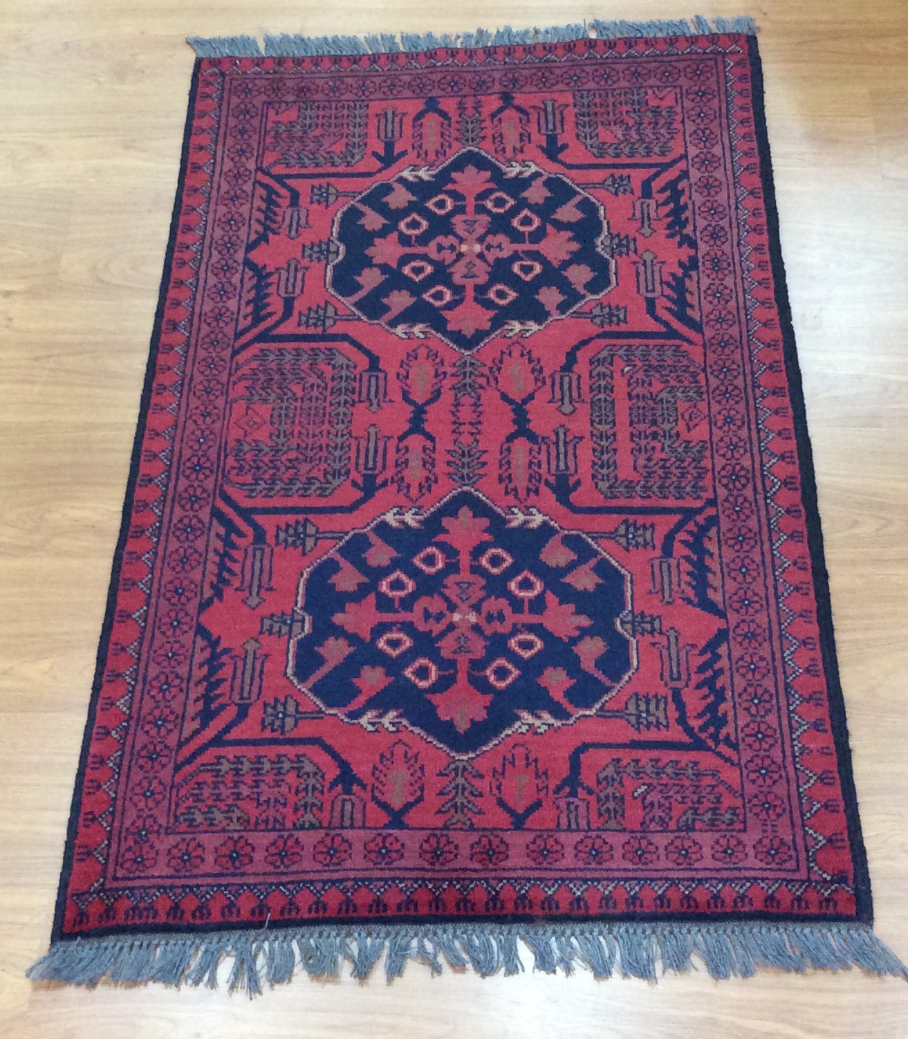 Baloochi 130 cm. X 80 cm. wool rug