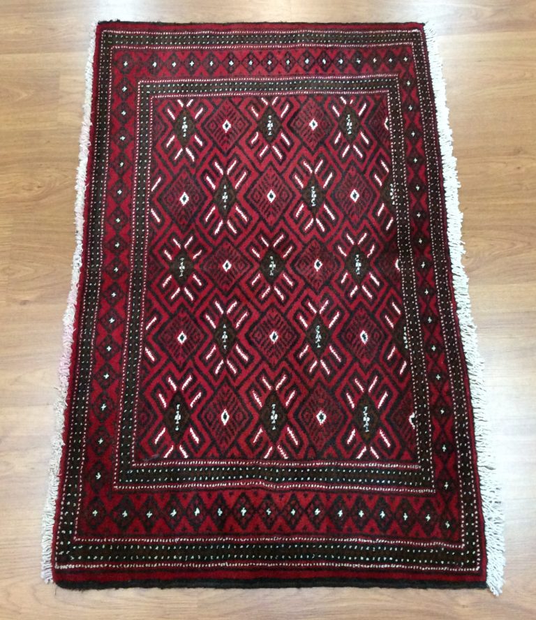 Baloochi 112 cm. X 70 cm. fine wool rug