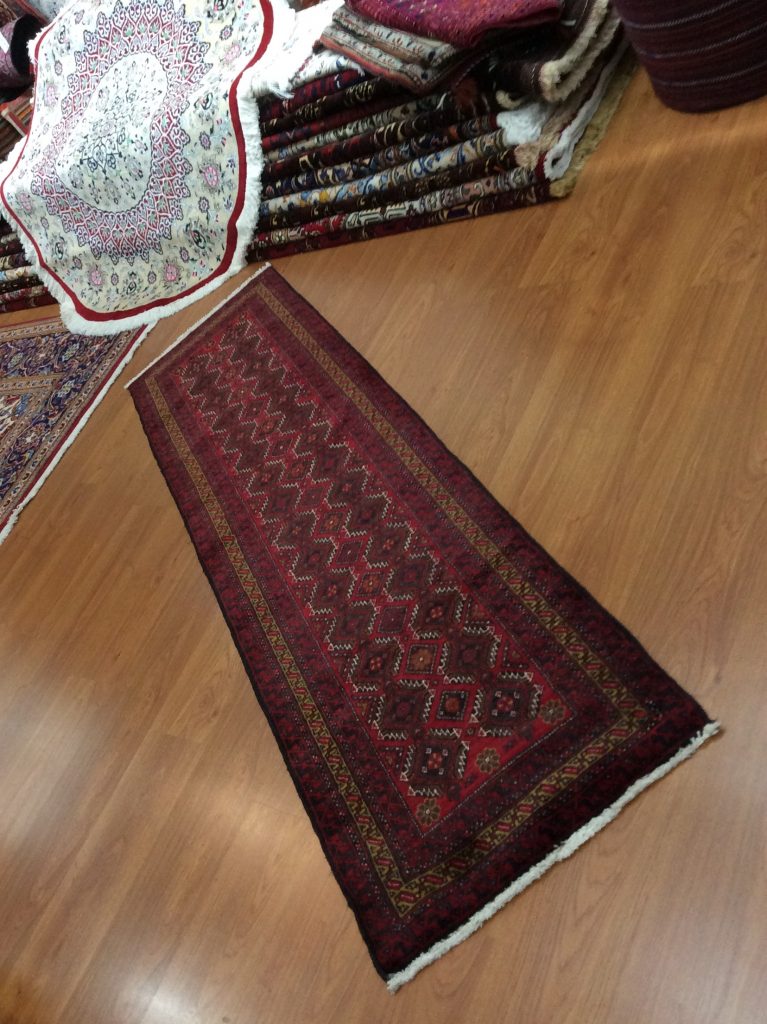 Baloochi 222  cm.  X 60 cm. fine wool runner - Image 10