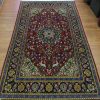 Isfahan extra fine 240 cm. X 137 cm. wool rug - Image 7