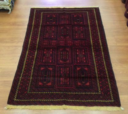 Baloochi 180 cm. X 124 cm. extra fine wool rug - Image 4