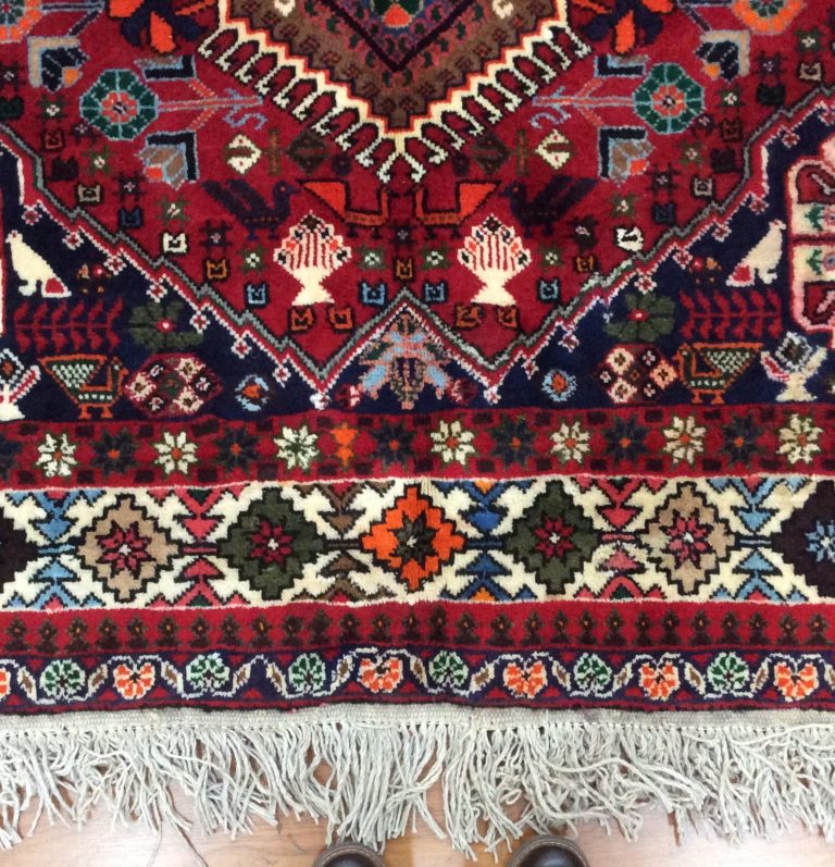 Qashqaie 295 cm. X 202 cm. fine wool carpet - Image 12