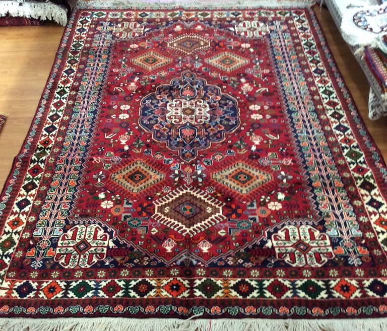 Qashqaie 295 cm. X 202 cm. fine wool carpet - Image 6