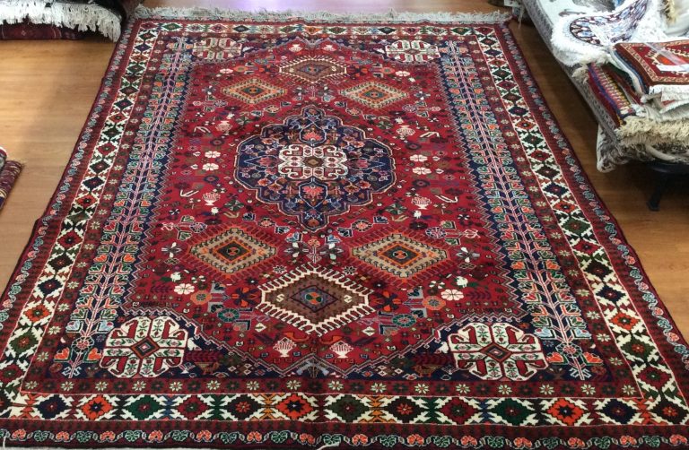 Qashqaie 295 cm. X 202 cm. fine wool carpet - Image 8