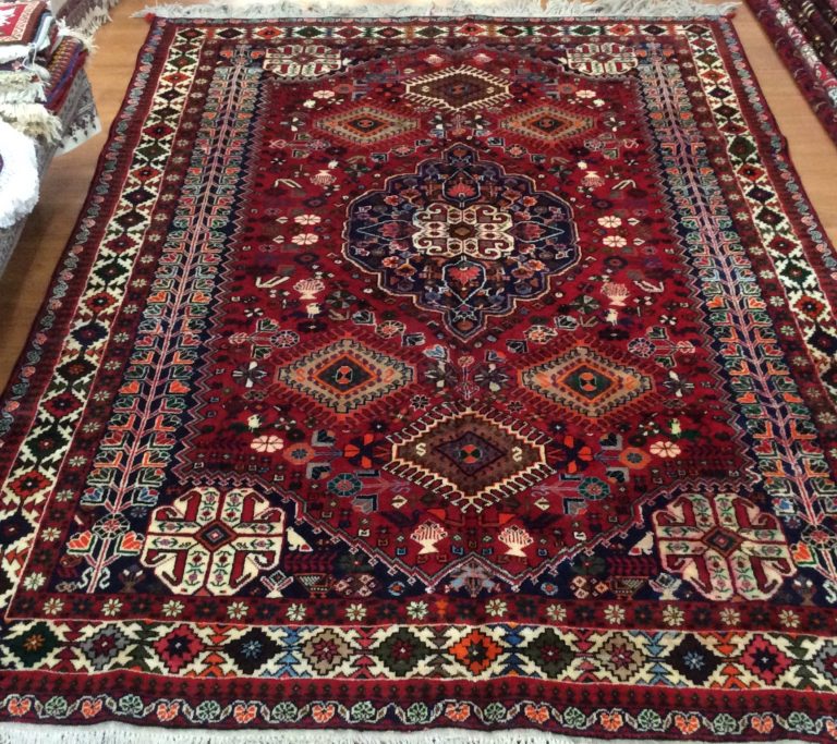 Qashqaie 295 cm. X 202 cm. fine wool carpet - Image 14