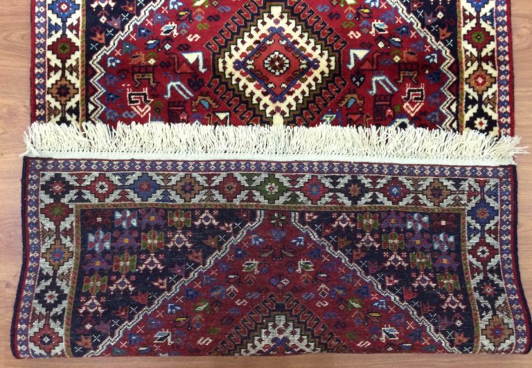 Yalameh Shiraz 153 cm. X 103 cm. Fine wool rug - Image 4