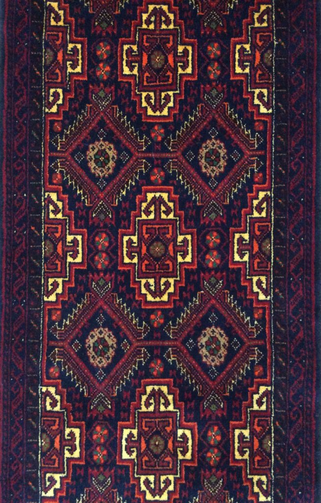 Baloochi  tribal 355 cm. X 64 cm. fine wool runner - Image 10