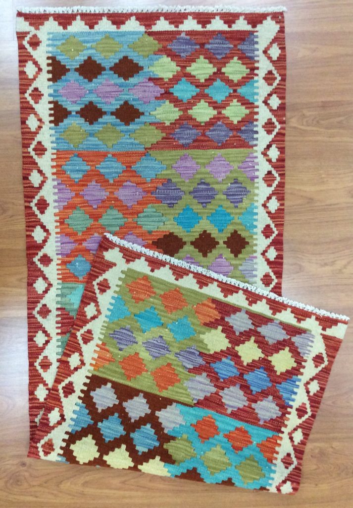 Bohemian Kilim 186 cm. X 74 cm. fine wool runner - Image 8