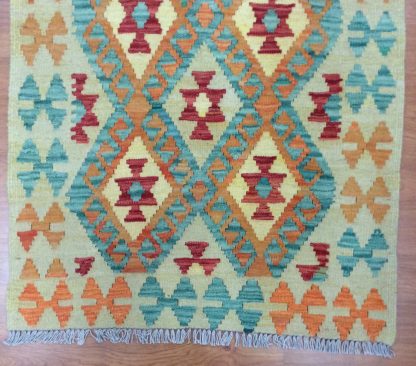 Bohemian Kilim 298 cm. X 82 cm. fine wool runner - Image 2