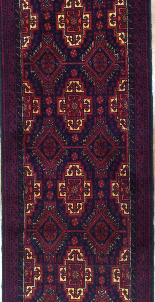 Baloochi  tribal 390 cm. X 64 cm. fine wool runner - Image 7