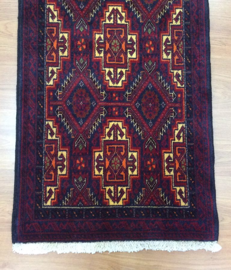 Baloochi tribal 370 cm. X 65 cm. fine wool runner - Image 2