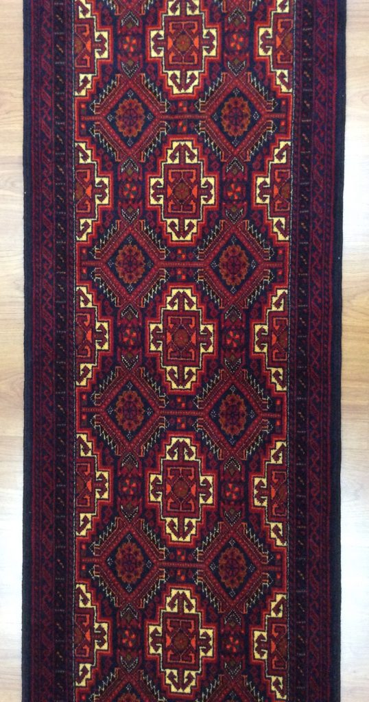 Baloochi tribal 374cm. X 63 cm. fine wool runner - Image 4