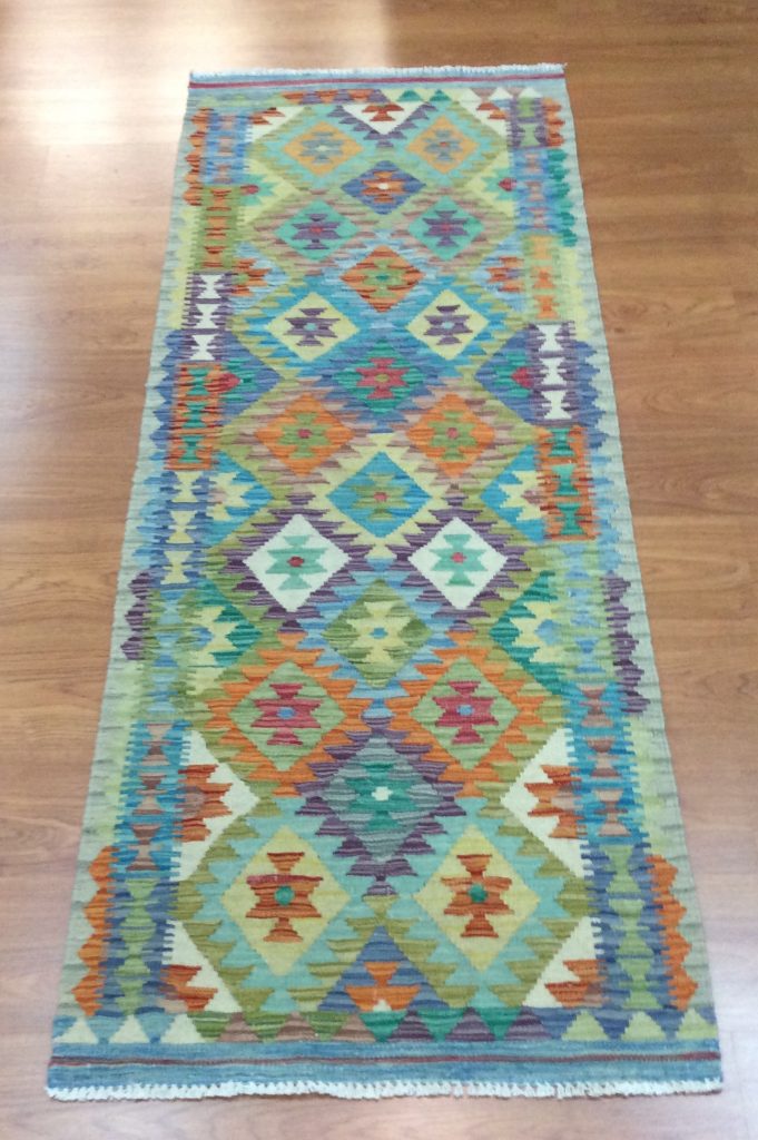 Bohemian Kilim 199 cm. X 75 cm. fine wool runner - Image 10