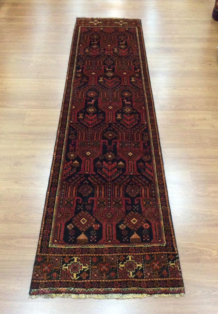 Zabol tribal 279 cm. X 66 cm. fine wool runner - Image 3