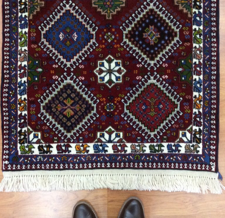 Yalameh Shiraz 195 cm. X 85cm. very fine wool runner - Image 4