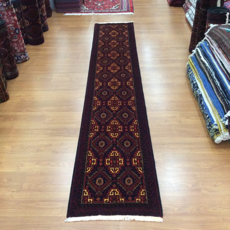 Baloochi  tribal 355 cm. X 64 cm. fine wool runner - Image 4