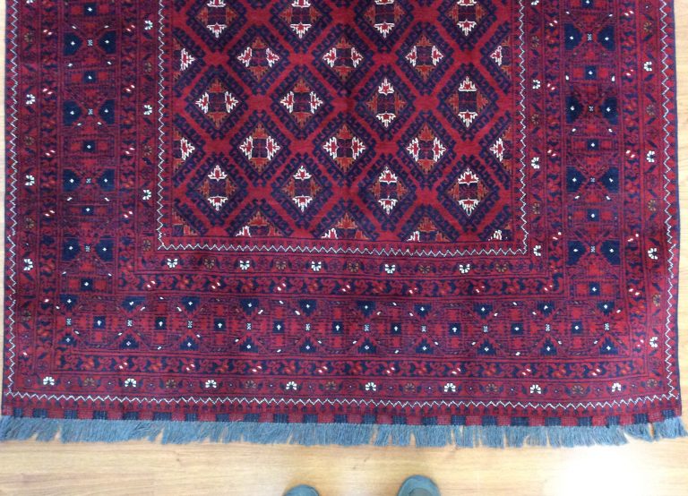 Tribal Ghanduzi 197 cm.X 156cm. extra fine wool rug - Image 6