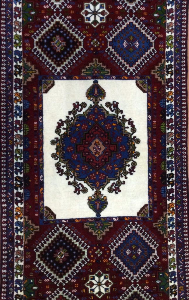 Yalameh Shiraz 195 cm. X 85cm. very fine wool runner - Image 13