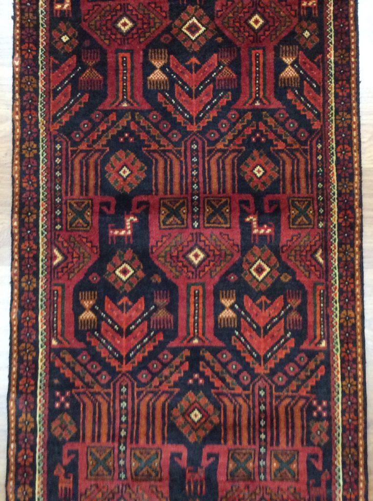 Zabol tribal 279 cm. X 66 cm. fine wool runner - Image 4