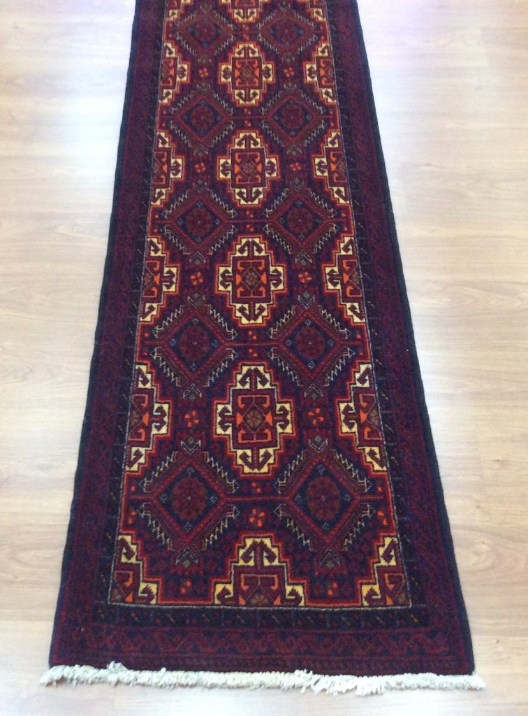 Baloochi tribal 370 cm. X 65 cm. fine wool runner - Image 5