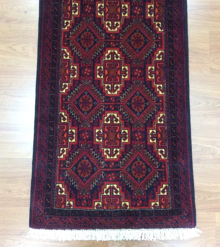 Baloochi tribal 374cm. X 63 cm. fine wool runner - Image 2