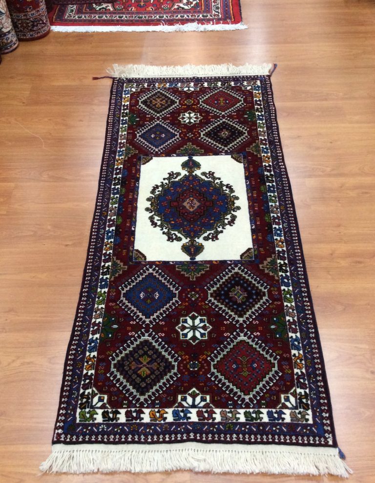 Yalameh Shiraz 195 cm. X 85cm. very fine wool runner