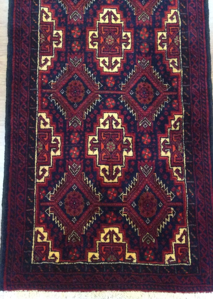 Baloochi  tribal 390 cm. X 64 cm. fine wool runner - Image 5