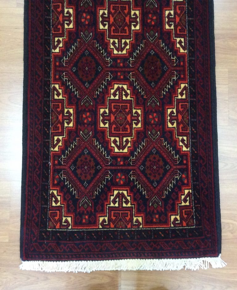 Baloochi tribal 370 cm. X 63 cm. fine wool runner - Image 2