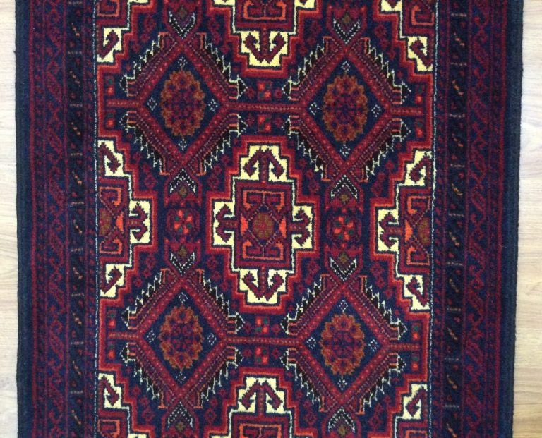 Baloochi tribal 374cm. X 63 cm. fine wool runner - Image 6