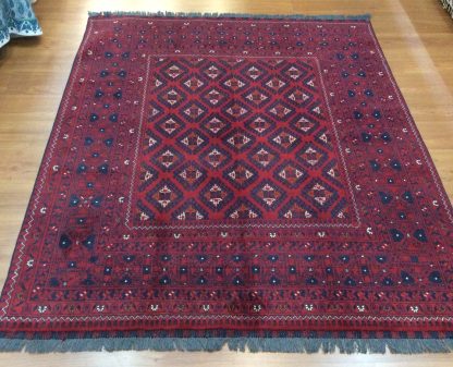 Tribal Ghanduzi 197 cm.X 156cm. extra fine wool rug - Image 7