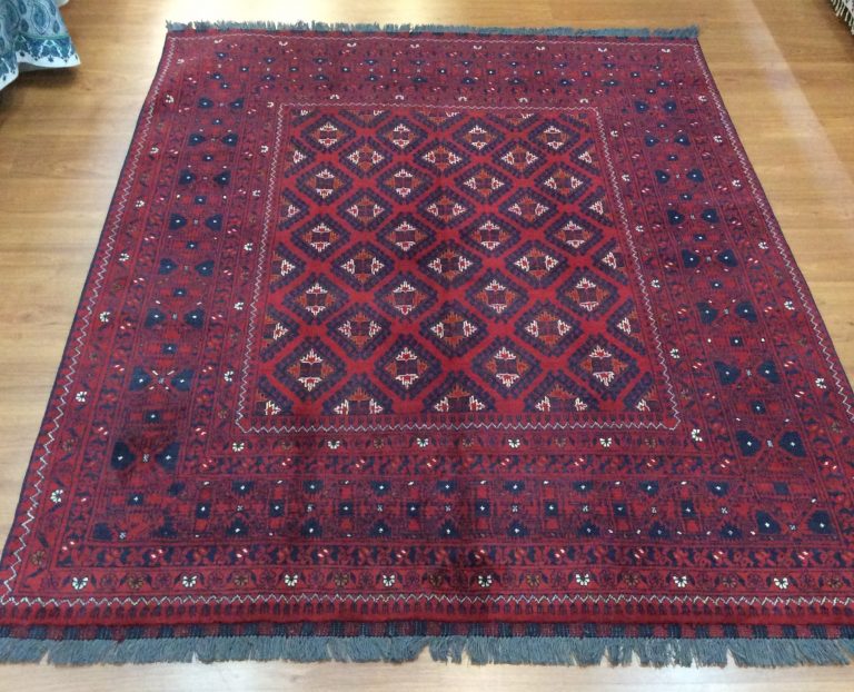 Tribal Ghanduzi 197 cm.X 156cm. extra fine wool rug - Image 7