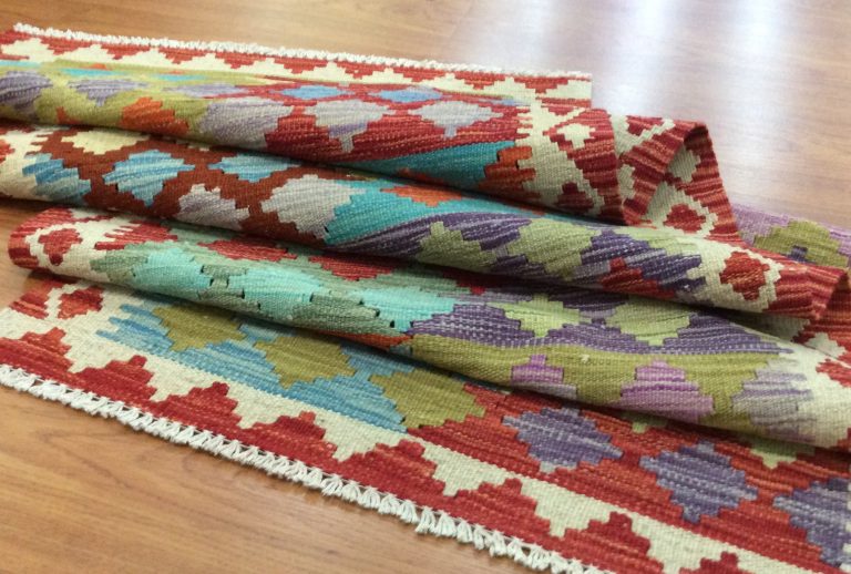 Bohemian Kilim 186 cm. X 74 cm. fine wool runner - Image 2