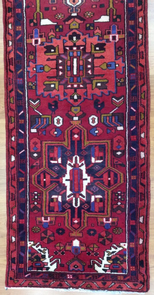 Zanjan tribal 315 cm. X 68 cm. fine wool runner - Image 2