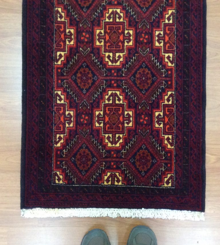 Baloochi  tribal fine wool 370  cm. X 65 cm. runner - Image 4