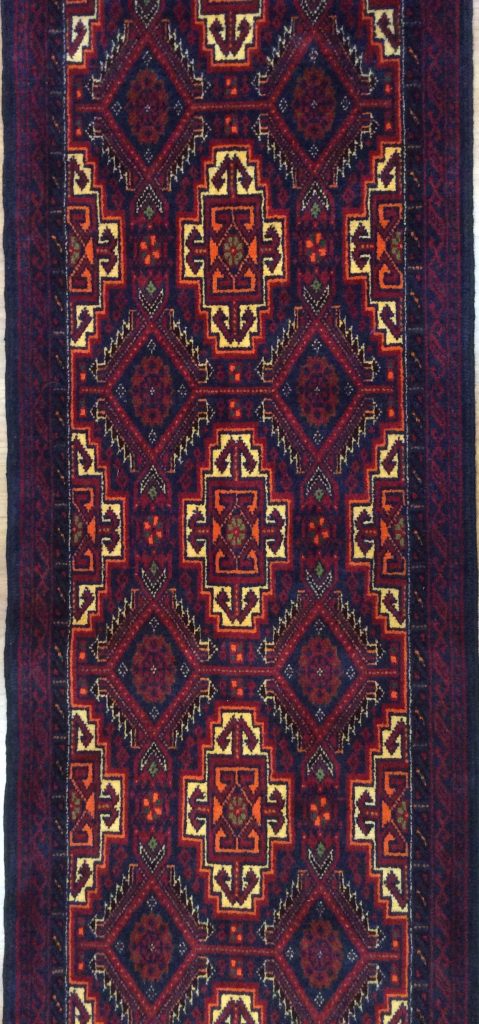 Baloochi tribal 370 cm. X 65 cm. fine wool runner - Image 3